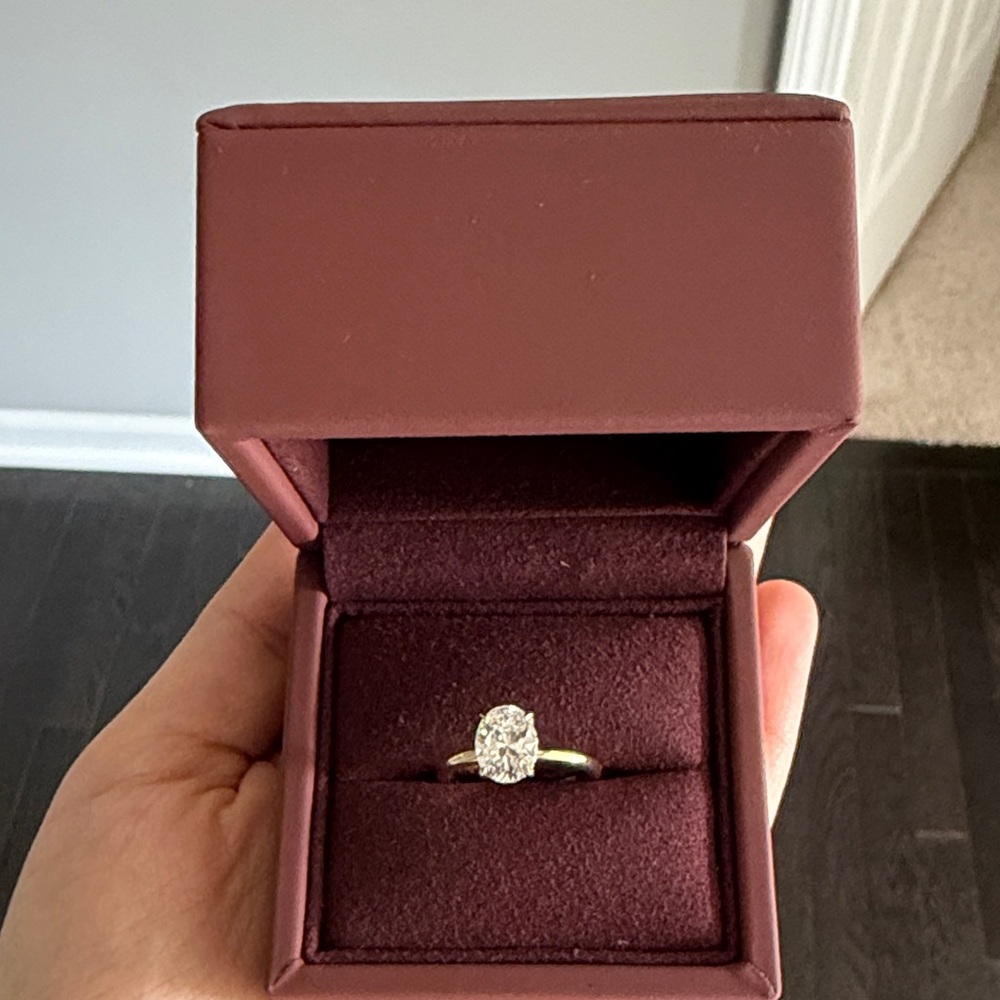 Vacation moissanite ring